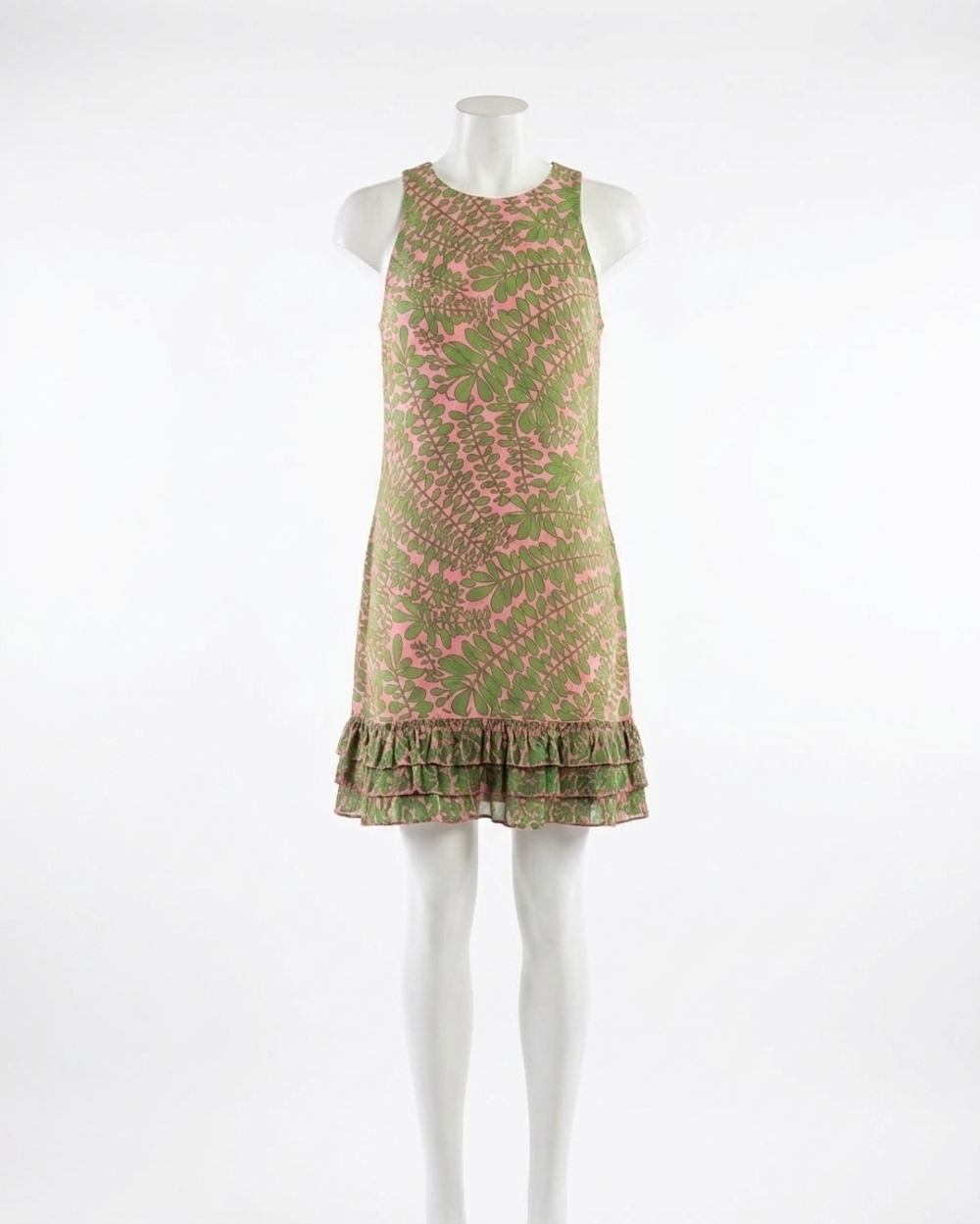 NEW TRINA TURK isidore dress in vert pink dawn